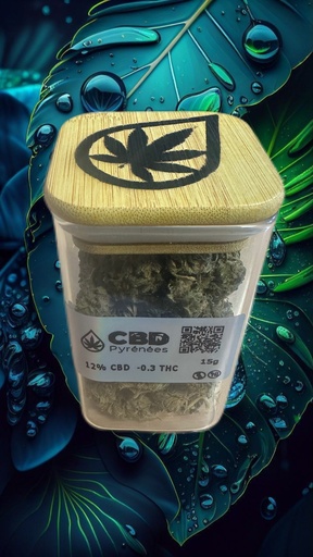 Fleur de CBD en pot 15g